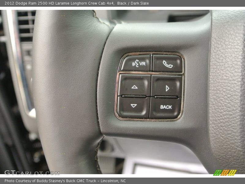 Black / Dark Slate 2012 Dodge Ram 2500 HD Laramie Longhorn Crew Cab 4x4