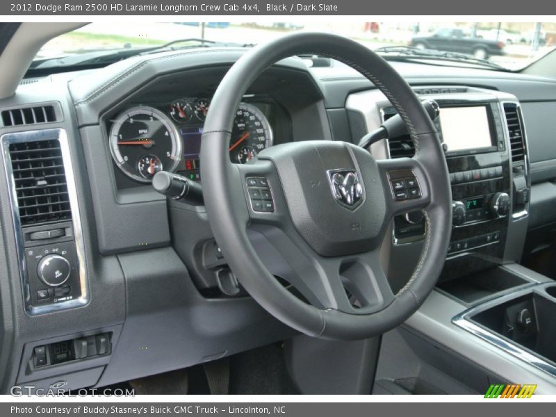 Black / Dark Slate 2012 Dodge Ram 2500 HD Laramie Longhorn Crew Cab 4x4