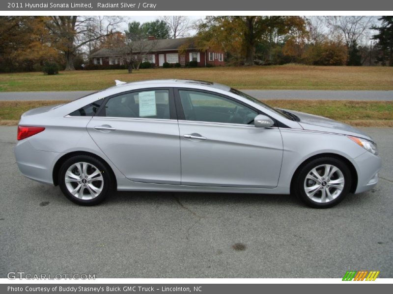 Radiant Silver / Gray 2011 Hyundai Sonata Limited