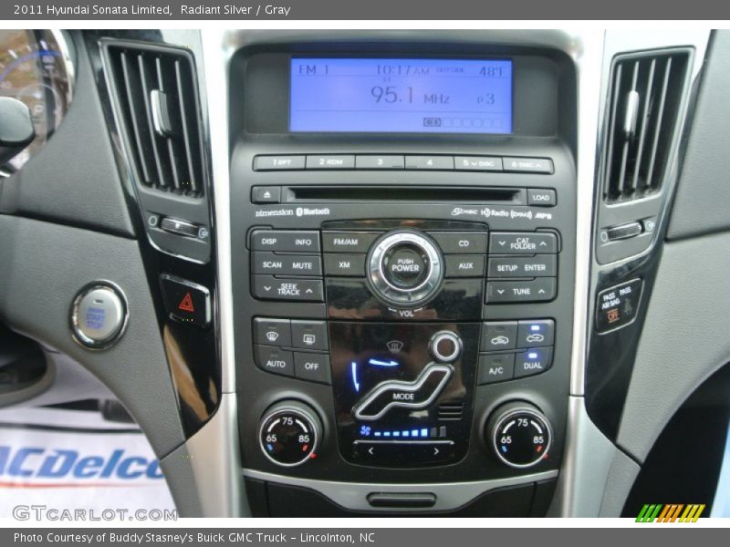 Radiant Silver / Gray 2011 Hyundai Sonata Limited