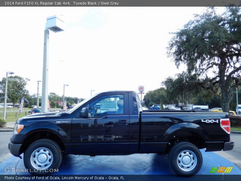  2014 F150 XL Regular Cab 4x4 Tuxedo Black