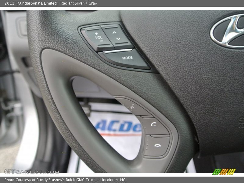 Radiant Silver / Gray 2011 Hyundai Sonata Limited