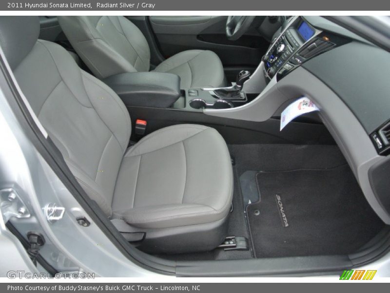 Radiant Silver / Gray 2011 Hyundai Sonata Limited