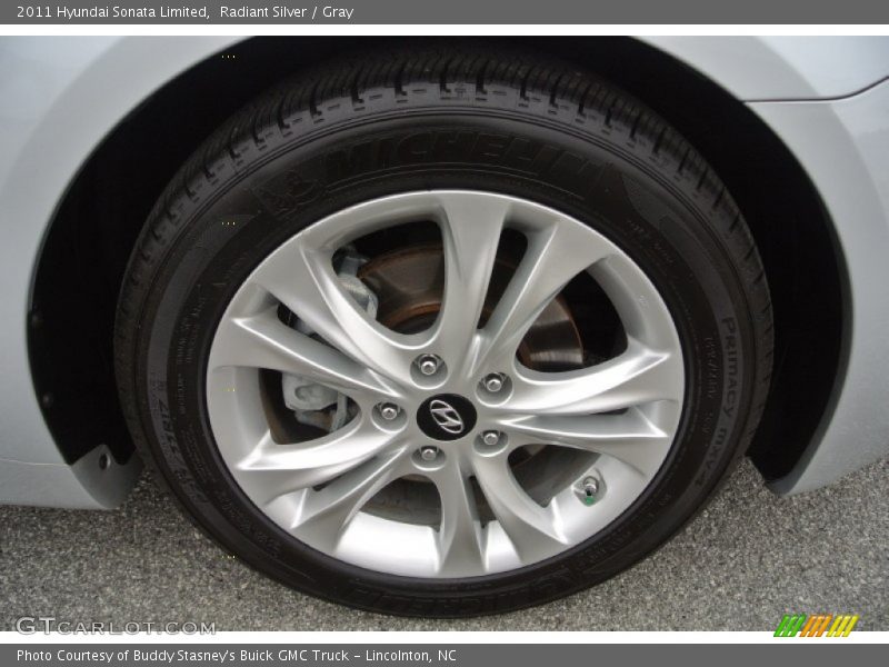 Radiant Silver / Gray 2011 Hyundai Sonata Limited