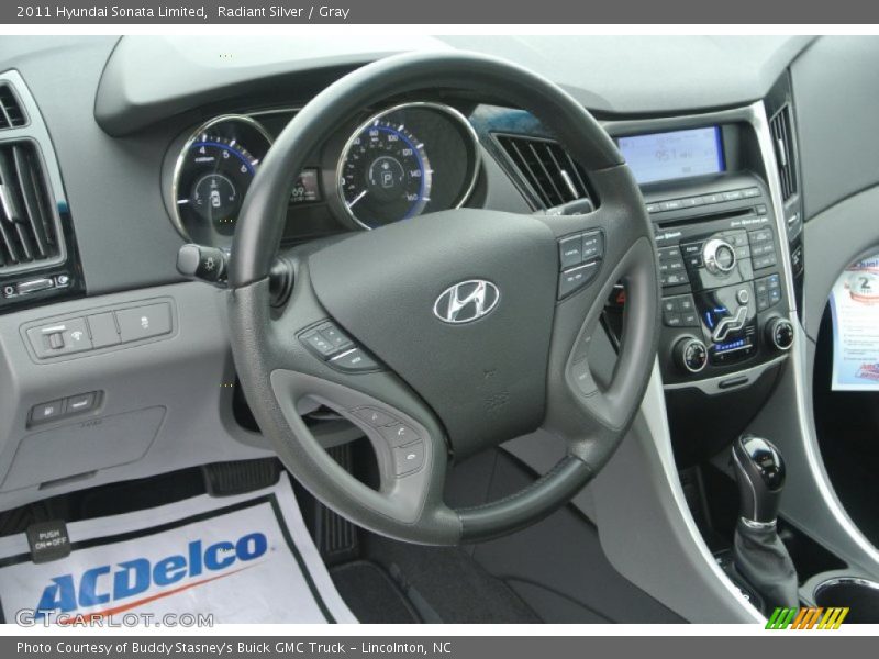 Radiant Silver / Gray 2011 Hyundai Sonata Limited