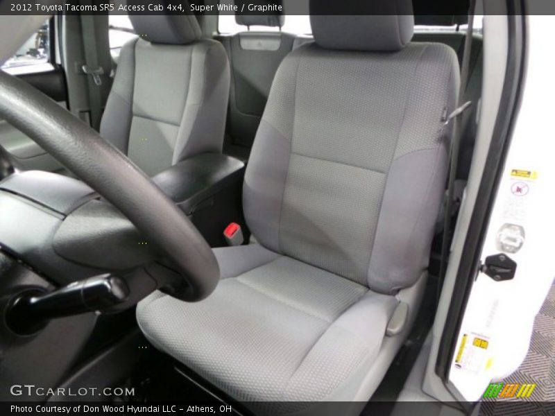Super White / Graphite 2012 Toyota Tacoma SR5 Access Cab 4x4