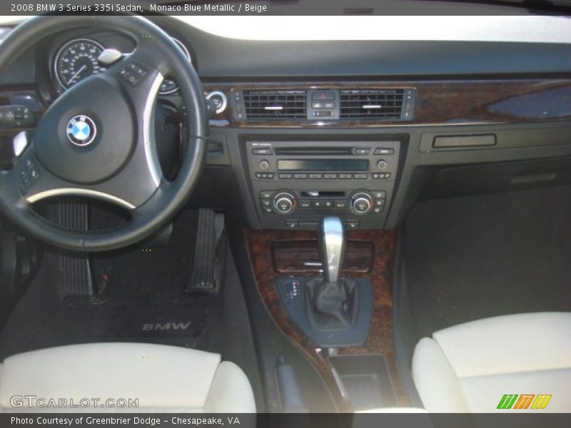 Monaco Blue Metallic / Beige 2008 BMW 3 Series 335i Sedan