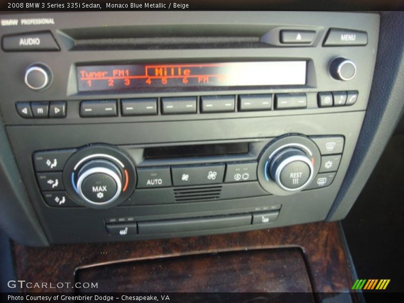 Monaco Blue Metallic / Beige 2008 BMW 3 Series 335i Sedan