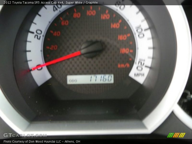 Super White / Graphite 2012 Toyota Tacoma SR5 Access Cab 4x4