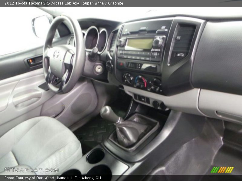 Super White / Graphite 2012 Toyota Tacoma SR5 Access Cab 4x4