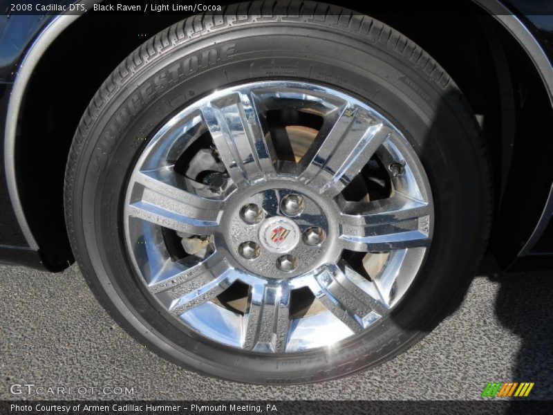 Black Raven / Light Linen/Cocoa 2008 Cadillac DTS