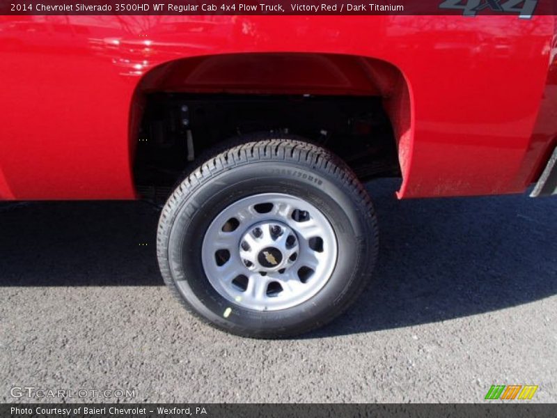  2014 Silverado 3500HD WT Regular Cab 4x4 Plow Truck Wheel