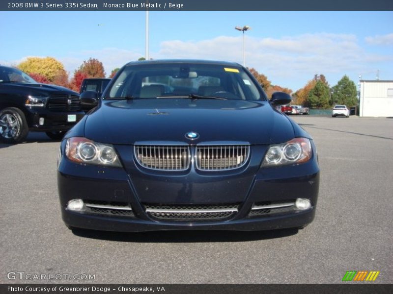 Monaco Blue Metallic / Beige 2008 BMW 3 Series 335i Sedan