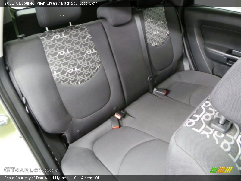Alien Green / Black Soul Logo Cloth 2011 Kia Soul +