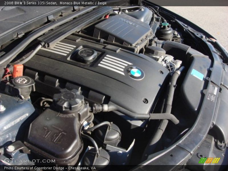 Monaco Blue Metallic / Beige 2008 BMW 3 Series 335i Sedan