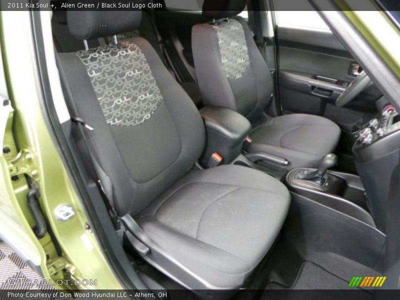 Alien Green / Black Soul Logo Cloth 2011 Kia Soul +