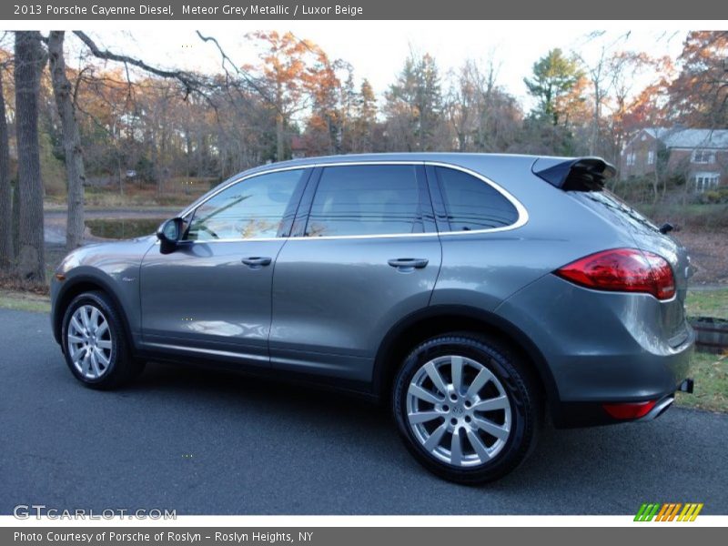 Meteor Grey Metallic / Luxor Beige 2013 Porsche Cayenne Diesel