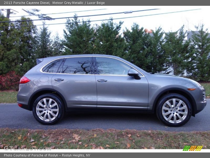 Meteor Grey Metallic / Luxor Beige 2013 Porsche Cayenne Diesel