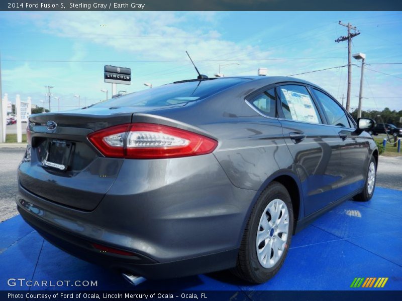 Sterling Gray / Earth Gray 2014 Ford Fusion S