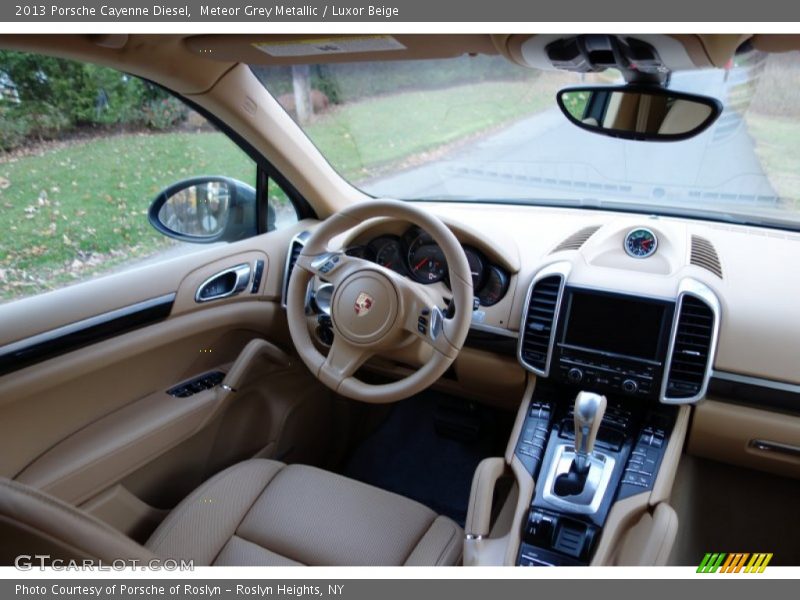 Meteor Grey Metallic / Luxor Beige 2013 Porsche Cayenne Diesel