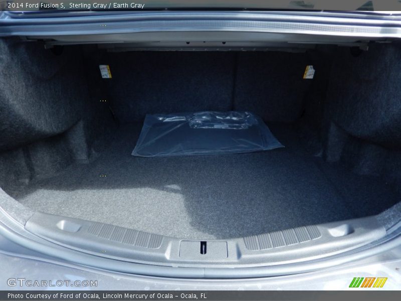 Sterling Gray / Earth Gray 2014 Ford Fusion S