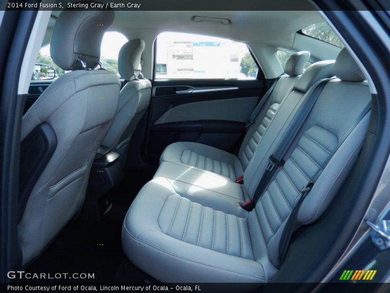 Sterling Gray / Earth Gray 2014 Ford Fusion S