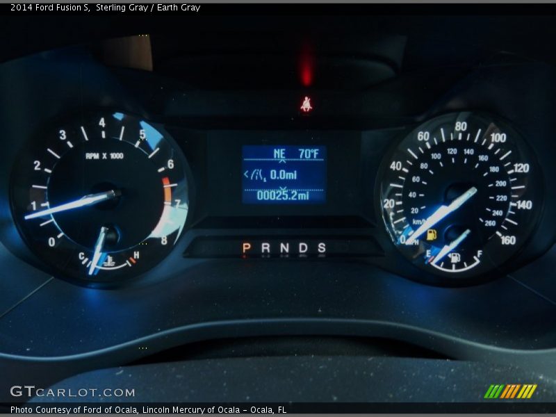 Sterling Gray / Earth Gray 2014 Ford Fusion S