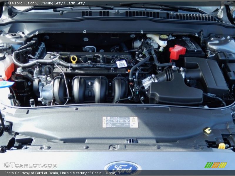 Sterling Gray / Earth Gray 2014 Ford Fusion S