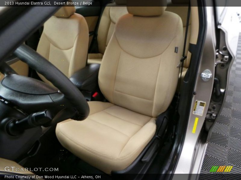 Desert Bronze / Beige 2013 Hyundai Elantra GLS