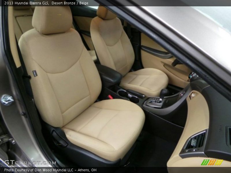 Desert Bronze / Beige 2013 Hyundai Elantra GLS