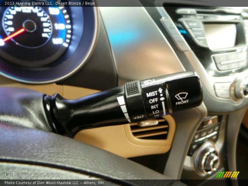 Desert Bronze / Beige 2013 Hyundai Elantra GLS