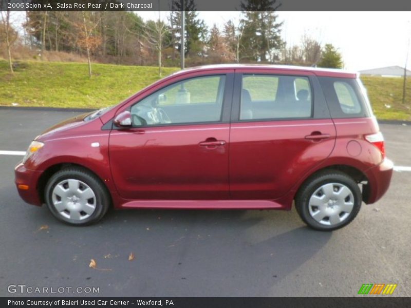 Salsa Red Pearl / Dark Charcoal 2006 Scion xA