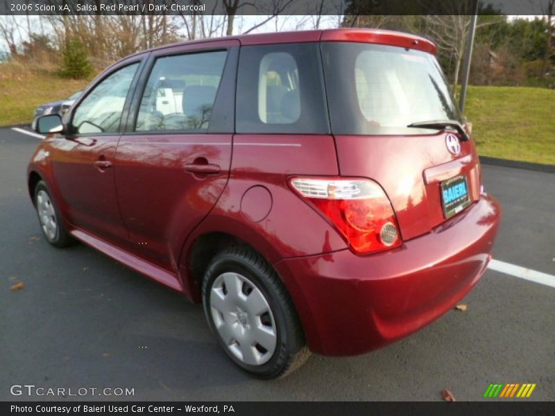 Salsa Red Pearl / Dark Charcoal 2006 Scion xA