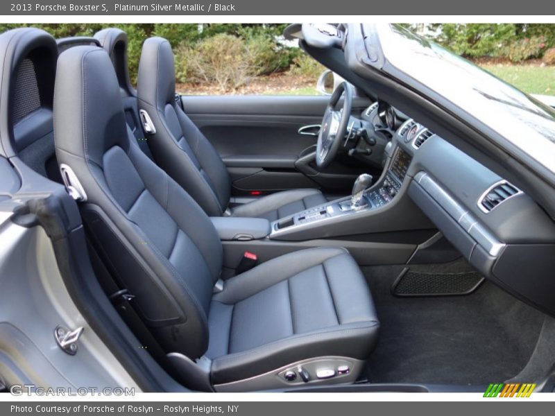 Platinum Silver Metallic / Black 2013 Porsche Boxster S