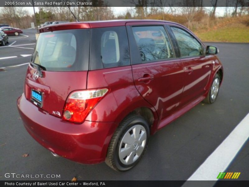 Salsa Red Pearl / Dark Charcoal 2006 Scion xA