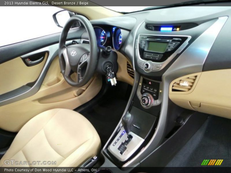 Desert Bronze / Beige 2013 Hyundai Elantra GLS