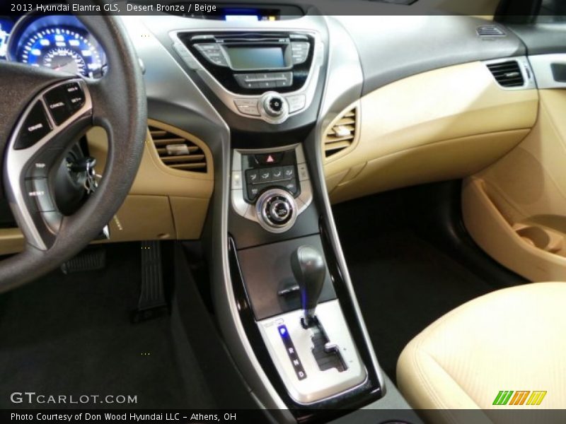 Desert Bronze / Beige 2013 Hyundai Elantra GLS