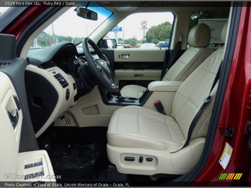 Front Seat of 2014 Flex SEL