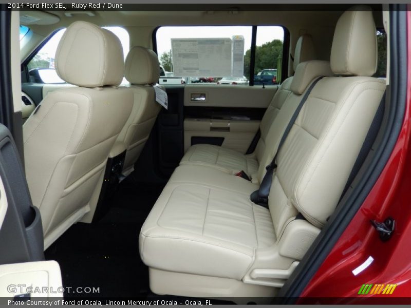 Rear Seat of 2014 Flex SEL