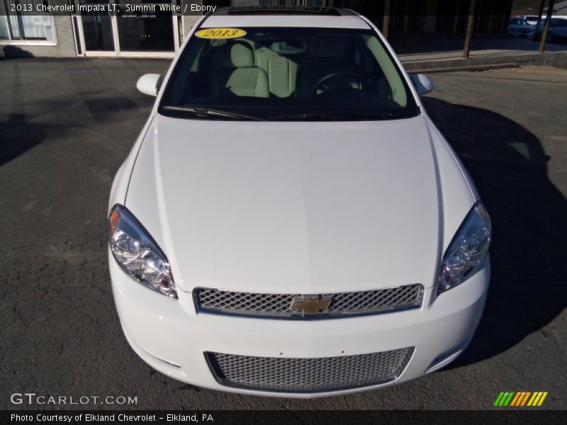 Summit White / Ebony 2013 Chevrolet Impala LT