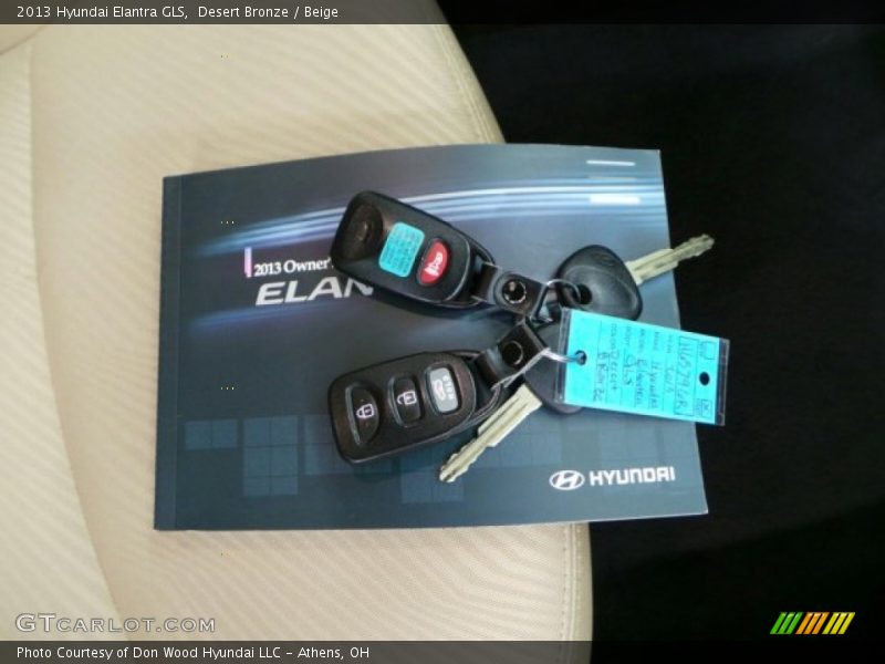 Desert Bronze / Beige 2013 Hyundai Elantra GLS