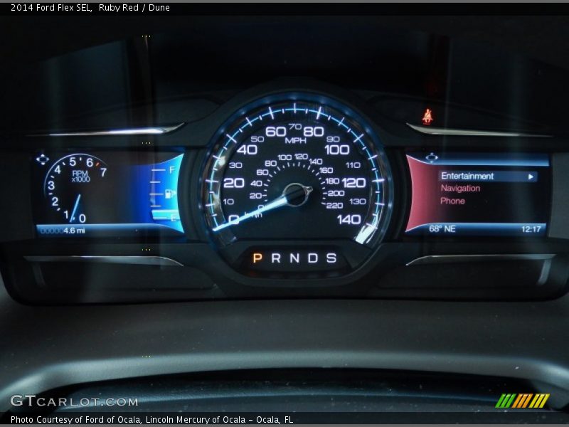 Ruby Red / Dune 2014 Ford Flex SEL