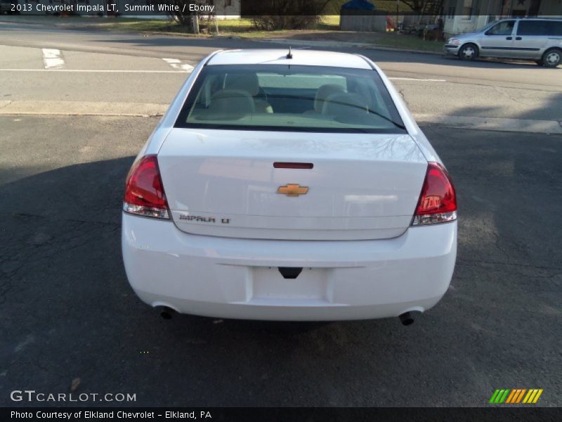 Summit White / Ebony 2013 Chevrolet Impala LT