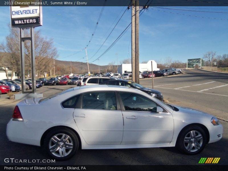 Summit White / Ebony 2013 Chevrolet Impala LT