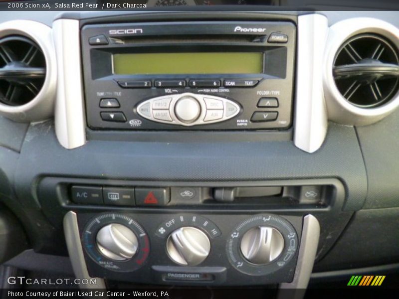 Salsa Red Pearl / Dark Charcoal 2006 Scion xA