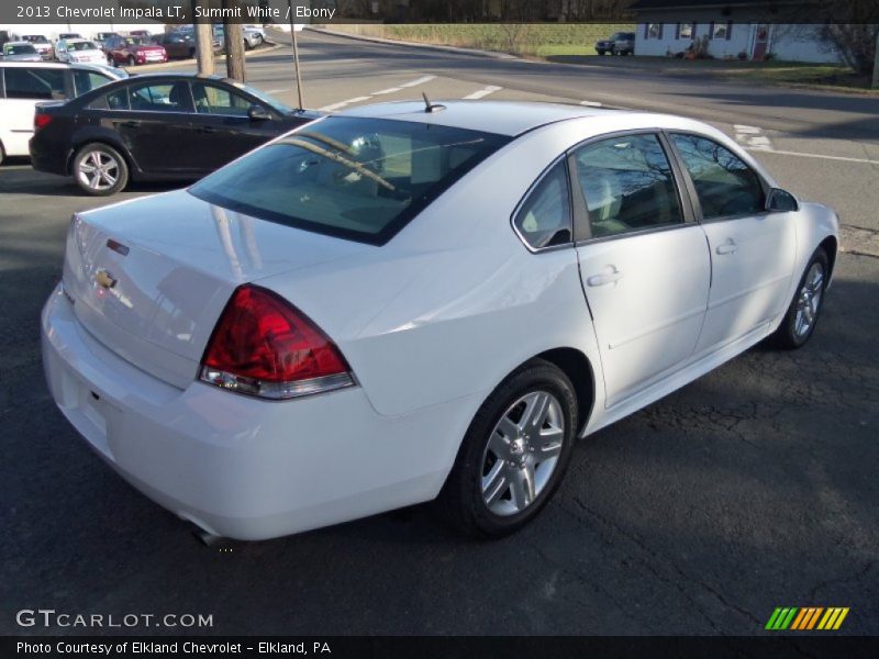 Summit White / Ebony 2013 Chevrolet Impala LT