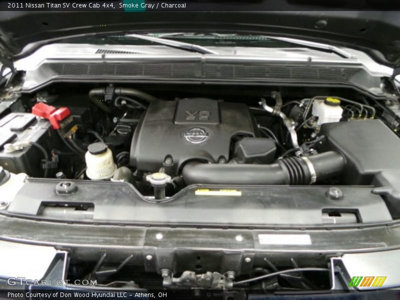 Smoke Gray / Charcoal 2011 Nissan Titan SV Crew Cab 4x4