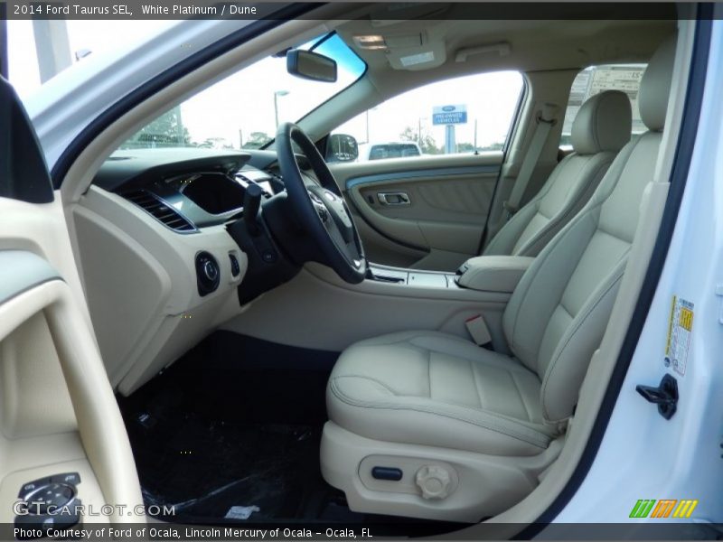 White Platinum / Dune 2014 Ford Taurus SEL
