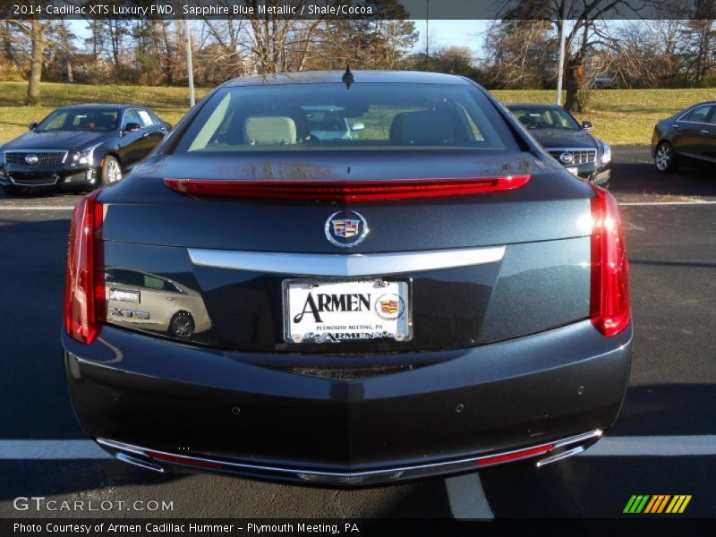 Sapphire Blue Metallic / Shale/Cocoa 2014 Cadillac XTS Luxury FWD