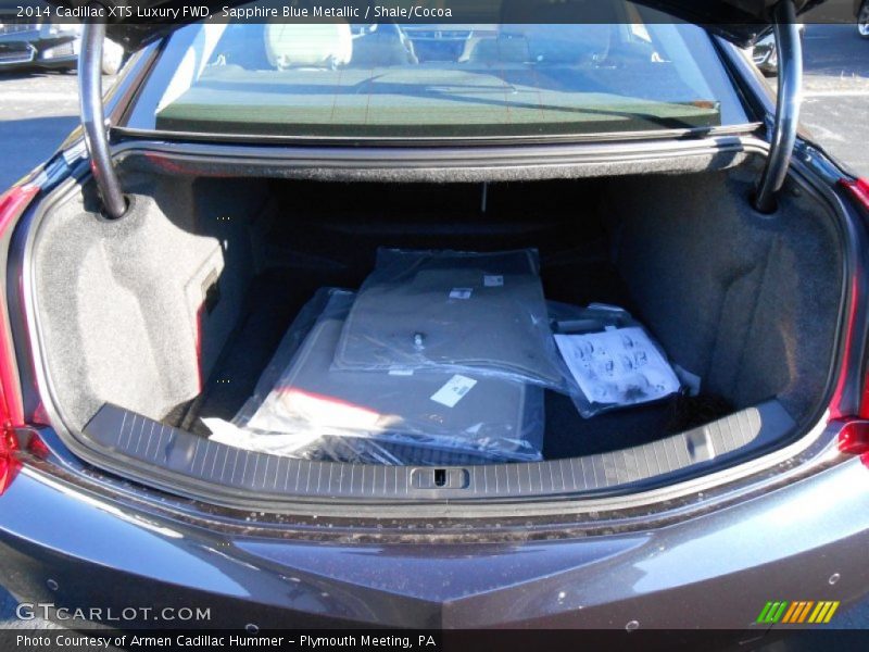 Sapphire Blue Metallic / Shale/Cocoa 2014 Cadillac XTS Luxury FWD
